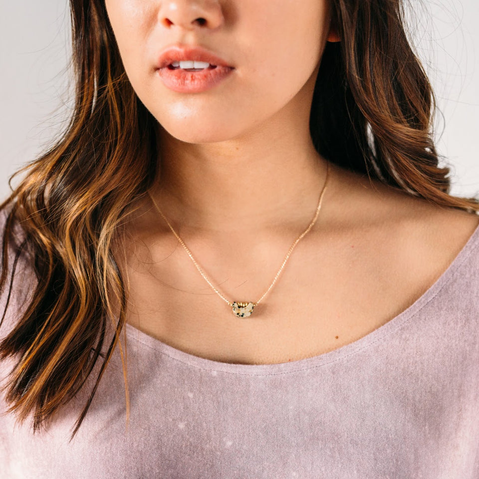 Moon Gem Necklace