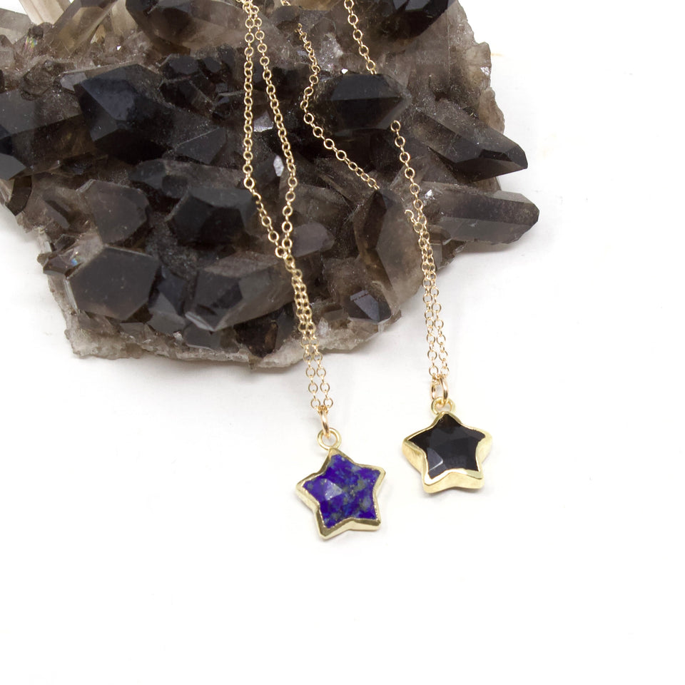 Gemstone Star Necklace