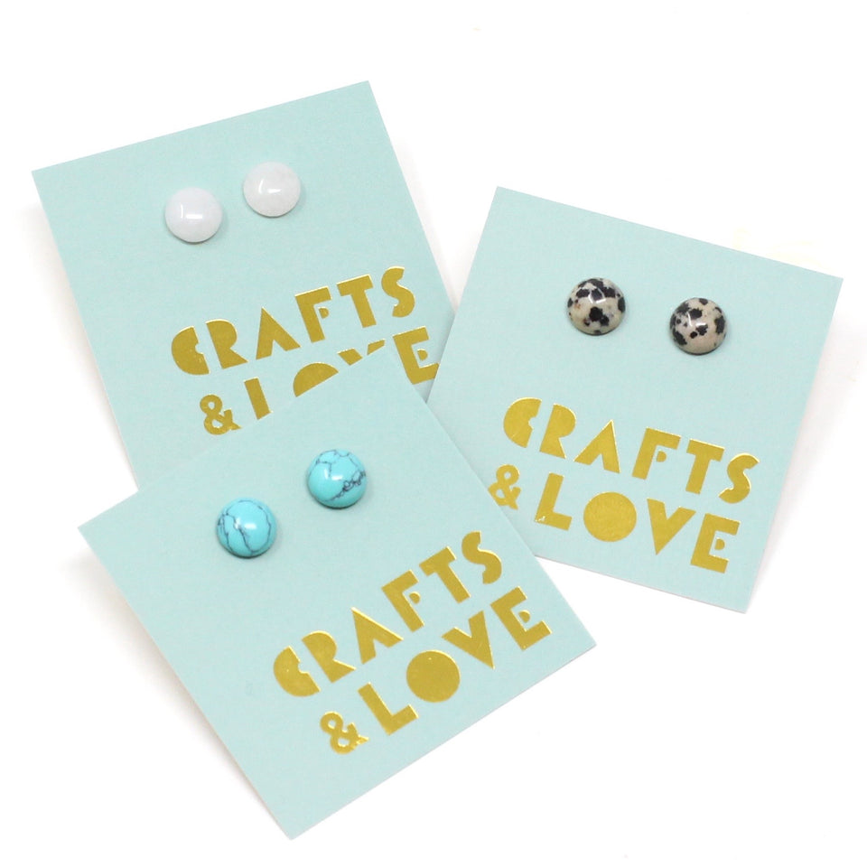 Gemstone Studs